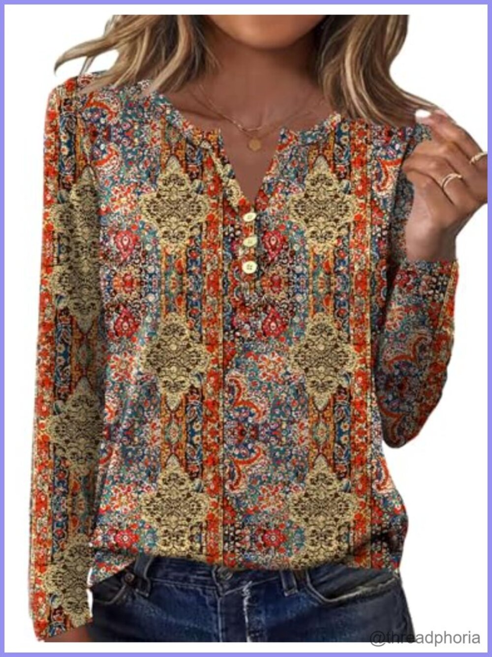 Women's Long Sleeve V Neck Tunic Blouse Business Casual Fall Top